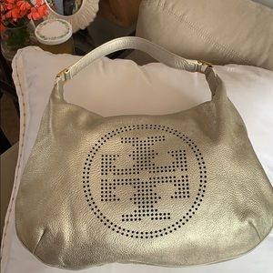 Tory Burch gold handbag